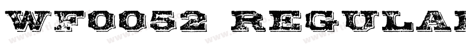 wf0052 Regular字体转换